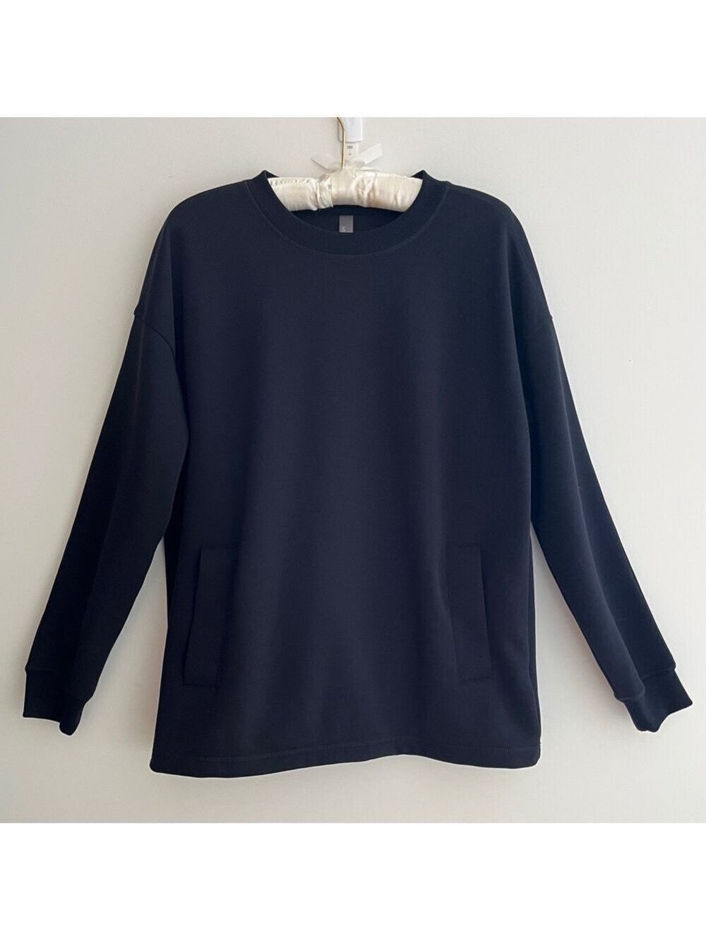 MONDETTA Soft Luxe Boxy Top Tech Fleece Sweatshirt Comfort Loungewear Travel